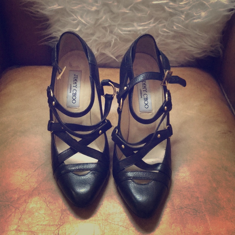 Jimmy Choo strappy heels